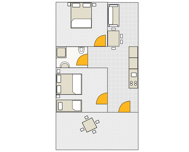 Appartement - A1 Grundriss